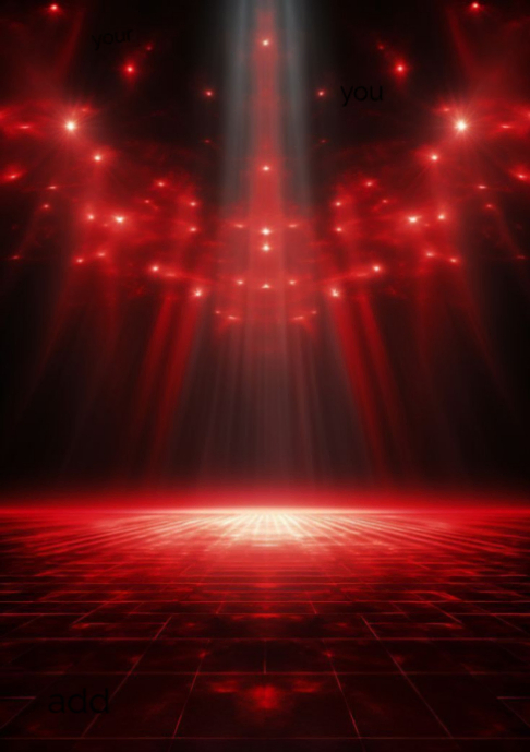 Red Gradient Red Stage Lights Spotlight Background  A2 template