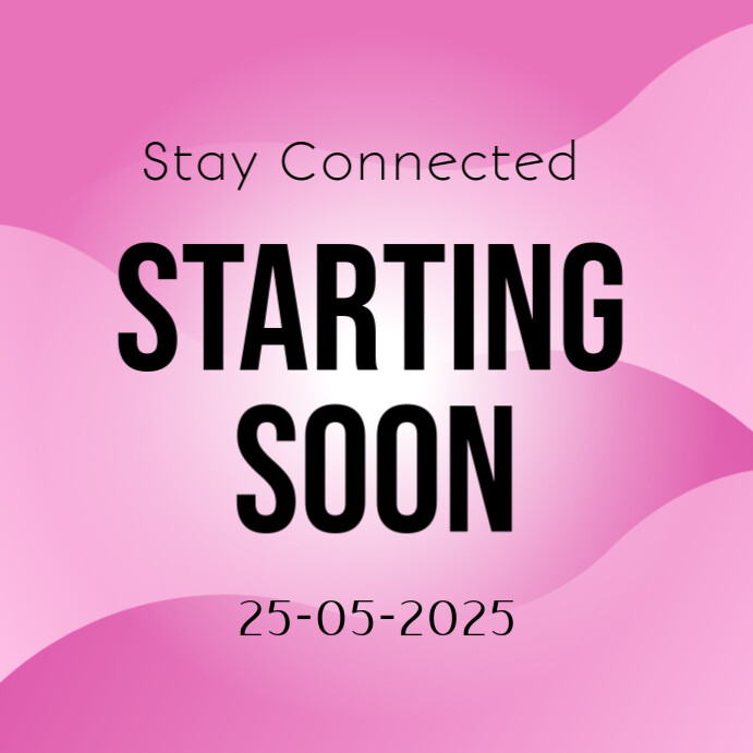 Copy of Red Gradient Starting Soon Background Instagram Post | PosterMyWall