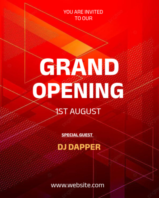 Grand Opening Event Template | PosterMyWall