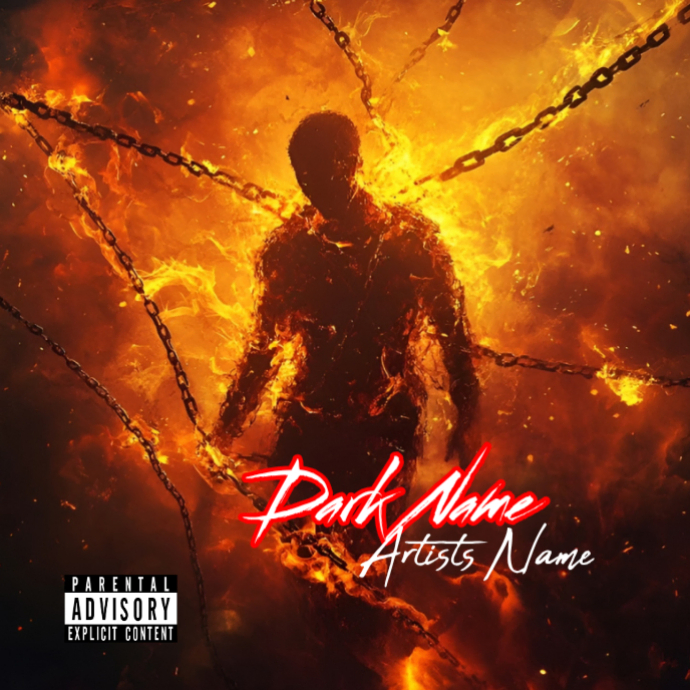 Plantilla de Rojo Album Cover Album Covers | PosterMyWall
