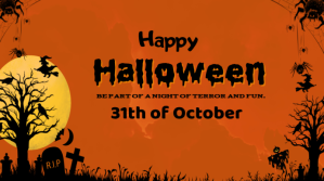 Rojo Halloween Event Display digitale Template