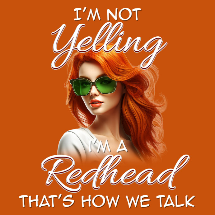RED HEAD DAY Instagram Post template