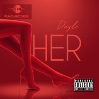 Red Her Album Cover Album Cover Capa de álbum template