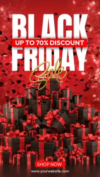 Rouge Black Friday Sale Instagram-verhaal Template