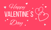 Red Illustrative Happy Valentine´s Day Tag Ithegi template