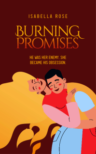Rojo Romance Novel Cover ng Libro Template - Page 1