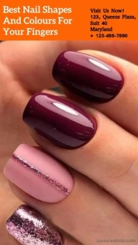 Red Joyful Best Nail Shapes And Colours For Y Digital Display (9:16) template