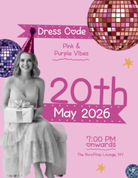 Red Birthday Party Flyer Template - Page 2