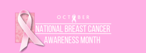 Czerwony Breast Cancer Awareness Month Fotografia de capa do Facebook Template