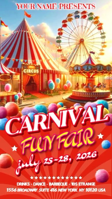 Carnival Fun Fair Template | PosterMyWall