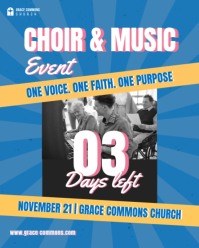 Rouge Choir and Music Event Instagram Portrait Template - Page 3
