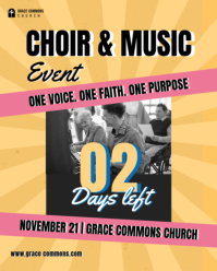 Rouge Choir and Music Event Instagram Portrait Template - Page 4