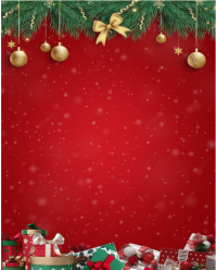 Merah Christmas Celebration Instagram Portrait Template