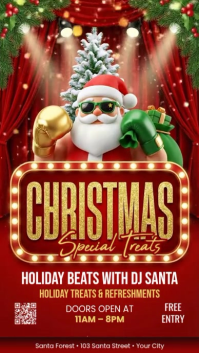 Red Joyful Christmas Special Test Instagram Story Instagram Story template