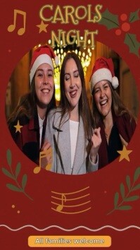 Rot Carols Night Celebration Reel Instagram Template