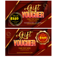 Merah Gift Voucher Instagram Post Template