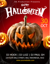 Red Joyful Ha Flyer (us Letter) template
