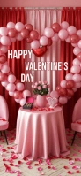 Red Joyful Love Decor Snapchat Geofilter template