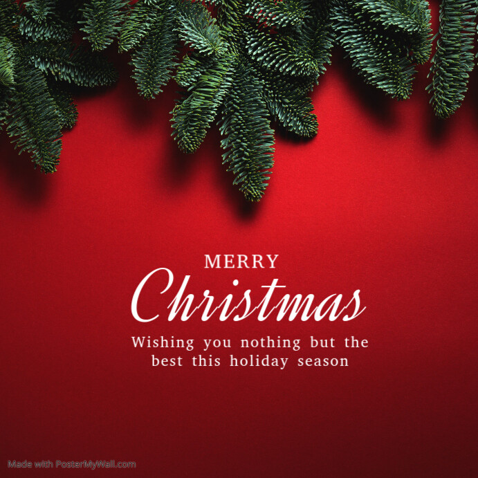 Copy of Red Joyful Merry Christmas Instagram Post | PosterMyWall