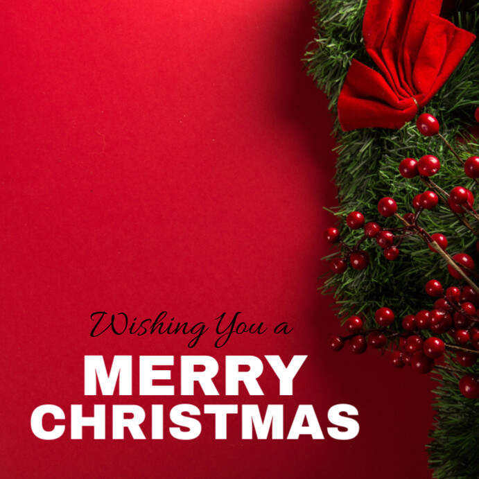 Copy of Red Joyful Merry Christmas Instagram Post | PosterMyWall