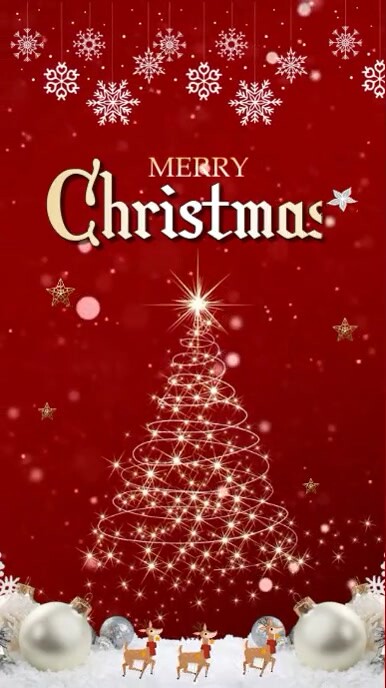 Copy of Red Joyful Merry Christmas Instagram Reel | PosterMyWall