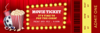 Rouge Movie Night Banner 2 × 6' Template