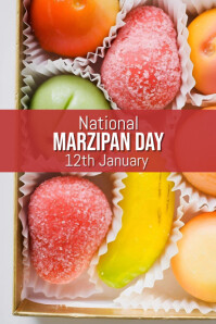 National marzipan day template design | PosterMyWall