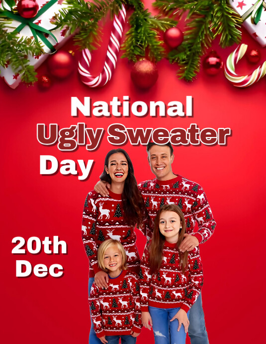 Copy Of Red Joyful National Ugly Sweater Day Flyer us Letter copy-of-red-joyful-national-ugly-sweater-day-flyer-us-letter