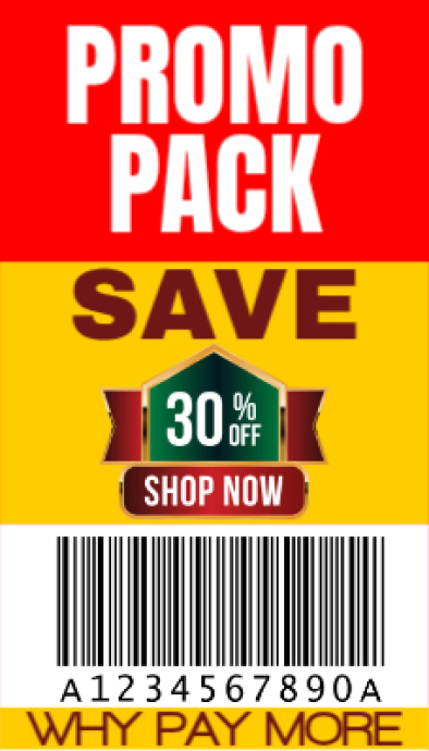 Red Joyful Promo Sticker Template | PosterMyWall