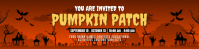 红色 Pumpkin Patch Event Ibhana 2' × 8' Template