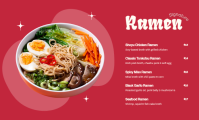 Red Joyful Ramen Restaurant Specials US Legal template - Page 3