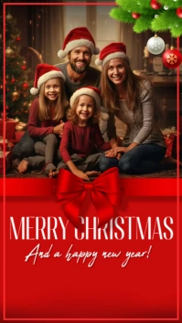 Red Joyful Red Instagram Story template