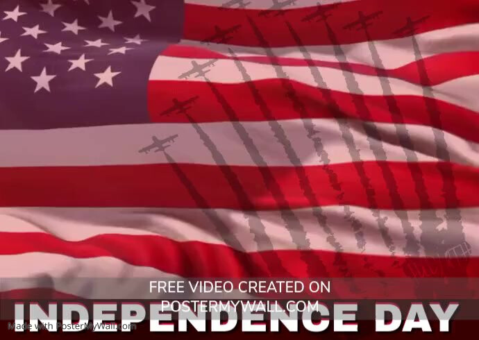Red July 4 Postcard Template | PosterMyWall