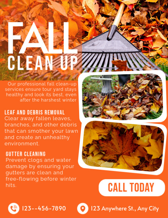 Copy of Red Kolase Clean Up Pamflet (letter As) | PosterMyWall