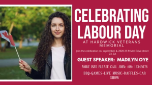 Red Labour Day Digital Display Video Ad Facebook-covervideo (16:9) template