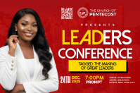 Blue Leadership Conference Poster Template | PosterMyWall