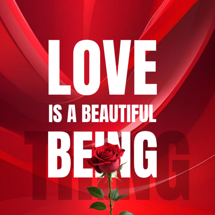 Red Love Instagram Post Template | PosterMyWall
