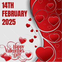 Red Red Maximalist "unique Valentine's Day Social Media Templates For Your Brand" Instagram Post Instagram-opslag