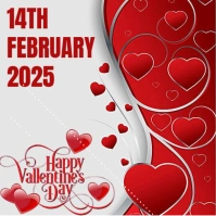 Red Maximalist "unique Valentine's Day Social Media Templates For Your Brand" Instagram Post