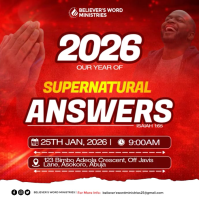 Red Maximalist 2026 Church New Year Prophetic Declaration Instagram ...