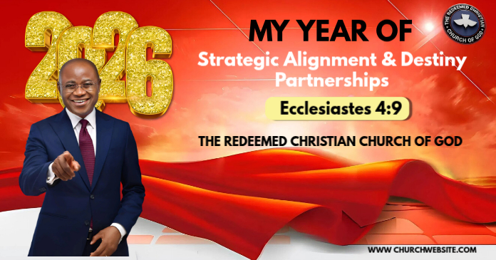 Red Maximalist 2026 Prophetic Theme Facebook Shared Image Template ...