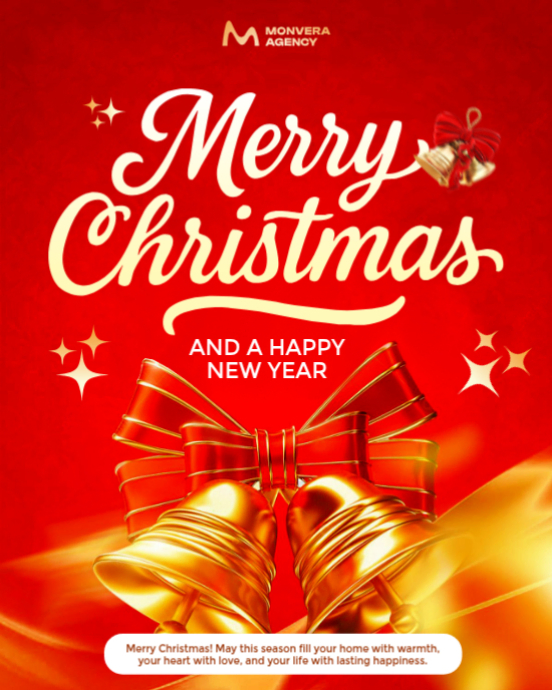 Copy of Red Maximalist 3D Merry Christmas Wish Template Instagram ...