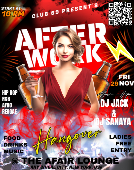 After Work Party Template | PosterMyWall