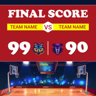 Final Score Template | PosterMyWall