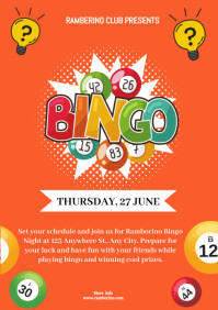 Bingo Program Design Bingo Game Poster Template | PosterMyWall