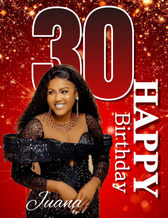 Copy of Red Maximalist Birthday Flyer (us Letter) | PosterMyWall