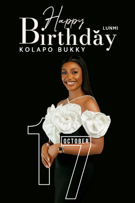 Copy of Red Maximalist Birthday Flyer Banner 4' × 6' | PosterMyWall