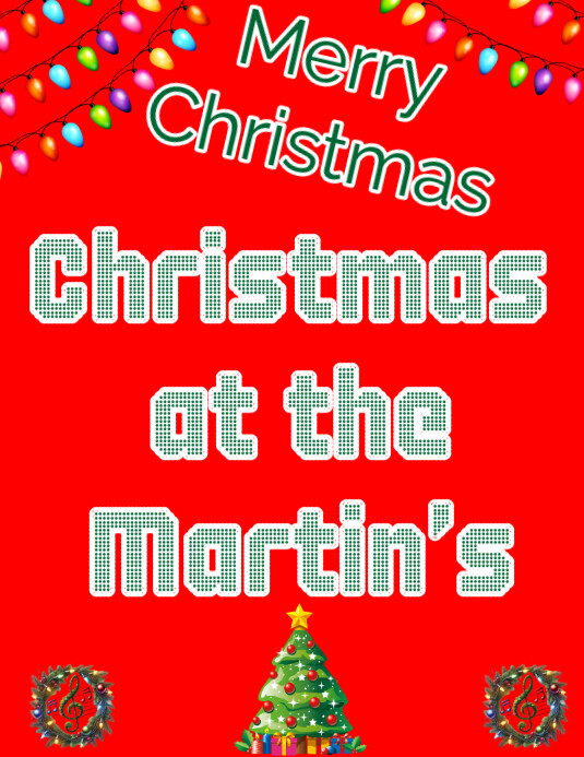 Copy of Red Maximalist Christmas Flyer (us Letter) | PosterMyWall