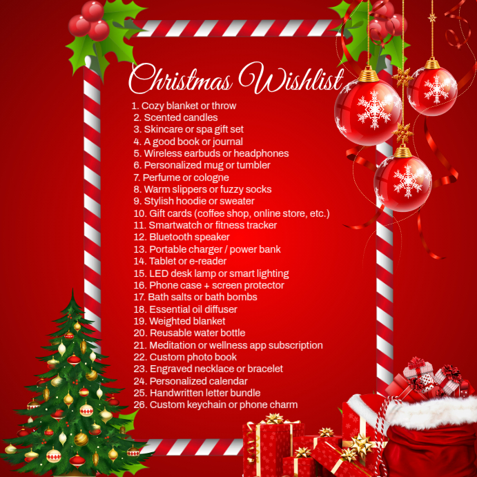 Red Maximalist Christmas Instagram Post Template | PosterMyWall