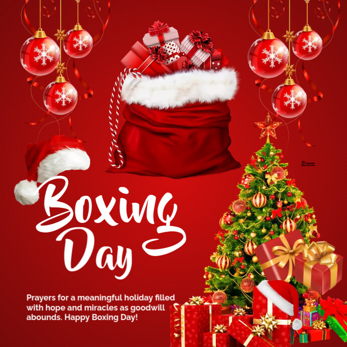 Copy of Red Maximalist Christmas Instagram Post | PosterMyWall